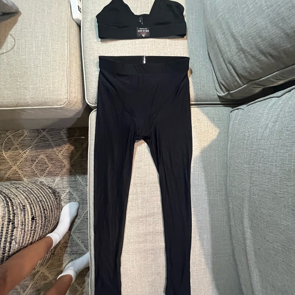 adam selman sport bra and leggings size M